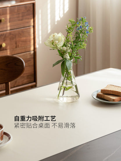 皮革桌垫布轻奢高级感防水防油免洗餐桌电脑书桌茶几垫子