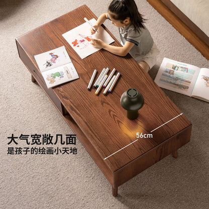 全实木茶几简约现代橡木家具北欧茶桌小户型客厅茶台