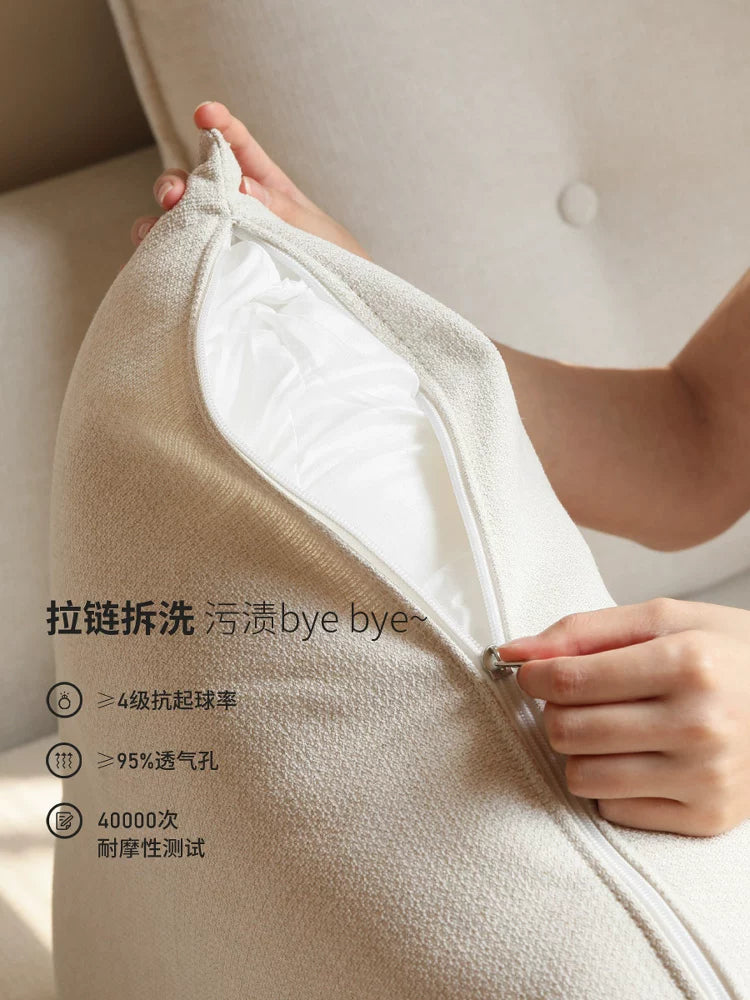 布艺沙发白色奶油风卧室小简约小户型公寓沙发
