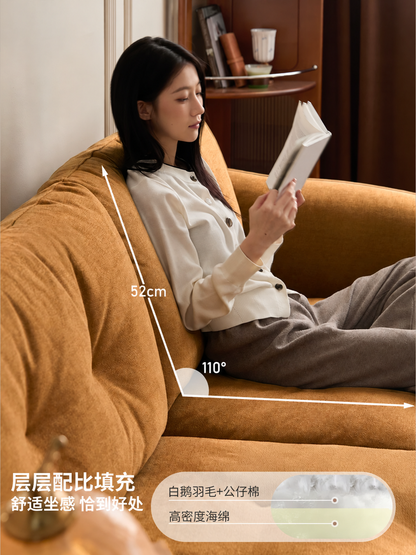 布艺沙发客厅法式复古三人位中古小户型雪尼尔沙发