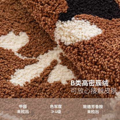 防滑簇绒椅垫办公室防凉久坐屁股垫可爱卡通学生坐垫
