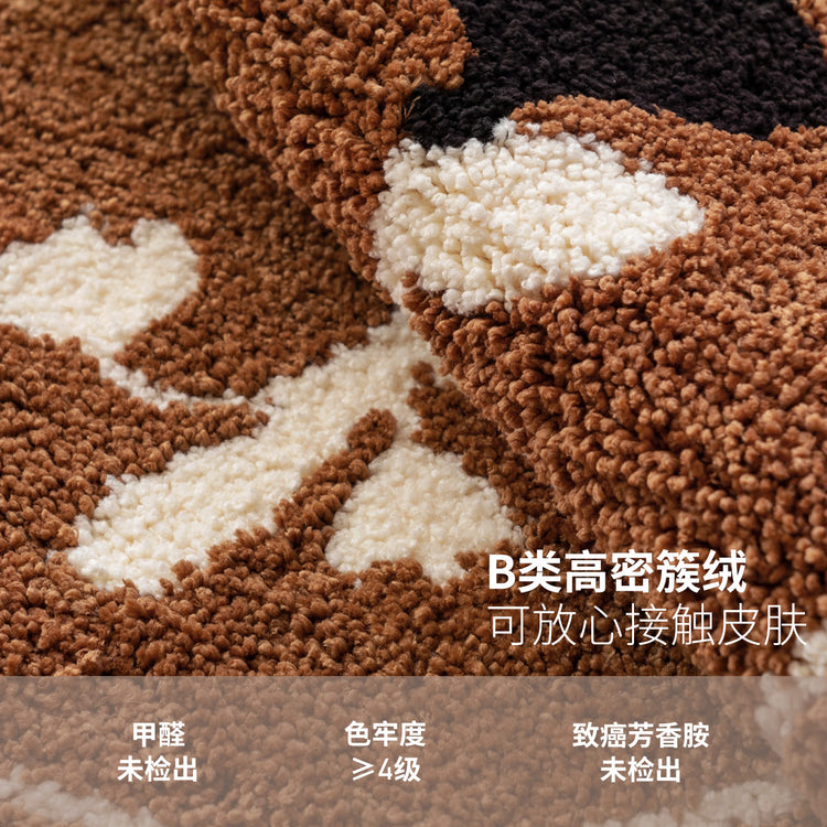 防滑簇绒椅垫办公室防凉久坐屁股垫可爱卡通学生坐垫