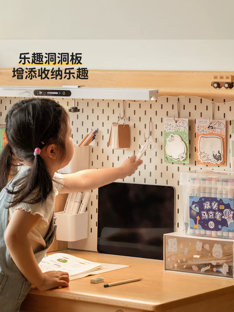实木儿童学习桌上架简约书架储物架小学生书桌收纳置物架