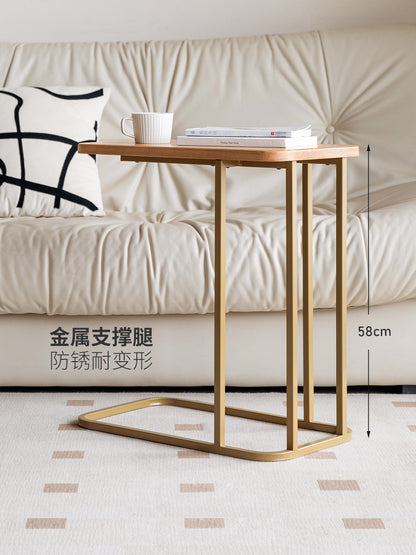 实木小茶几沙发边几北欧橡木铁艺边桌小户型卧室床头柜