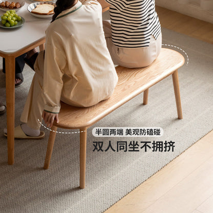 实木长橡木条凳仙贝凳简约板凳原木长凳床尾凳