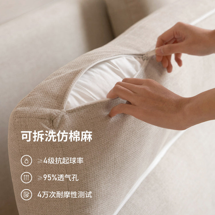 实木沙发床折叠两用日式小户型橡木客厅伸缩布艺沙发