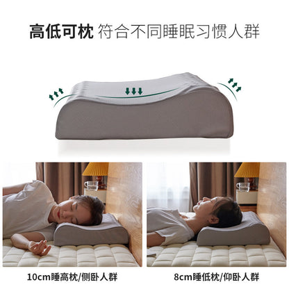泰国天然乳胶枕护颈椎专用睡眠枕抑菌按摩枕卧室睡觉枕头