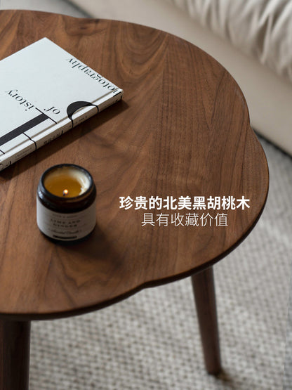 黑胡桃木茶几现代简约小户型客厅沙发边几樱桃木茶桌
