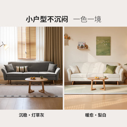 布艺沙发床简易客厅两用多功能折叠床北欧小户型三人沙发