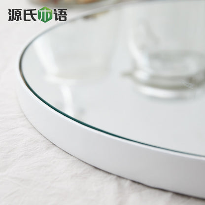 壁挂式大圆镜卫生间浴室化妆镜装饰镜穿衣镜家居