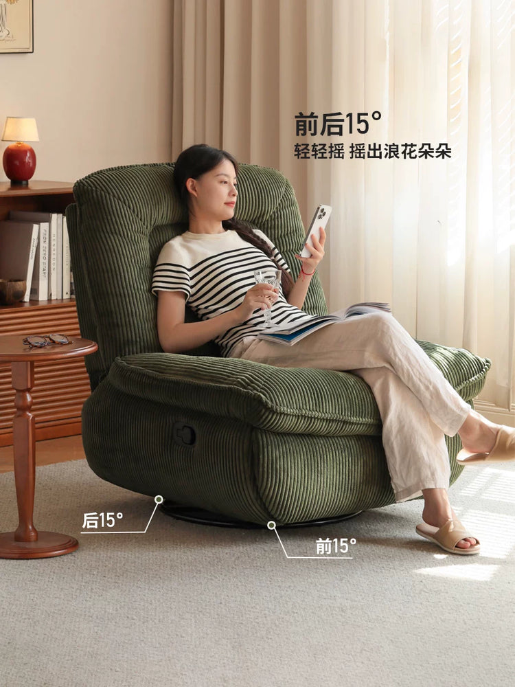 布艺沙发椅简约人类狗窝懒人沙发客厅可躺可睡两用摇摇椅