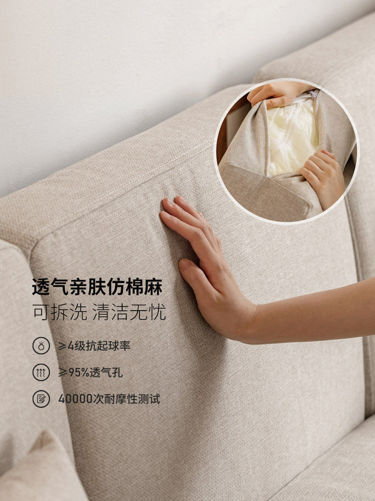 实木沙发床折叠两用客厅坐卧伸缩床橡木胡桃色储物沙发