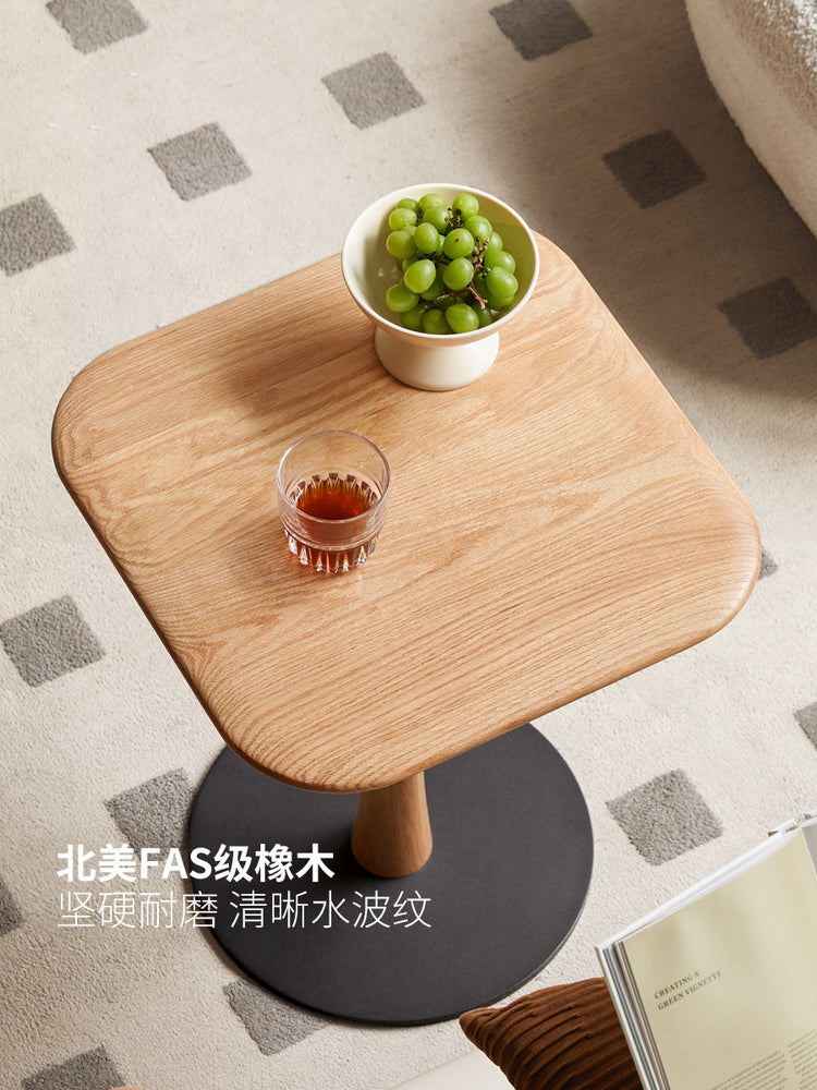 实木边几客厅现代简约沙发侧边桌小户型小方几橡木角几