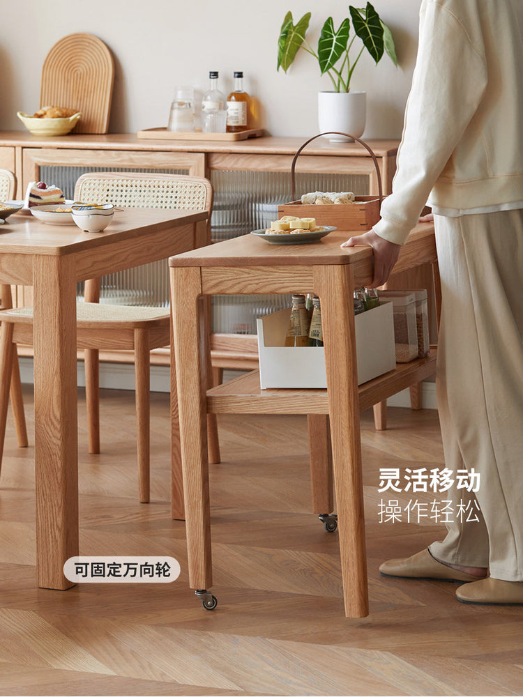 实木边桌可移动小桌子小户型餐桌卧室化妆桌书桌橡木边几