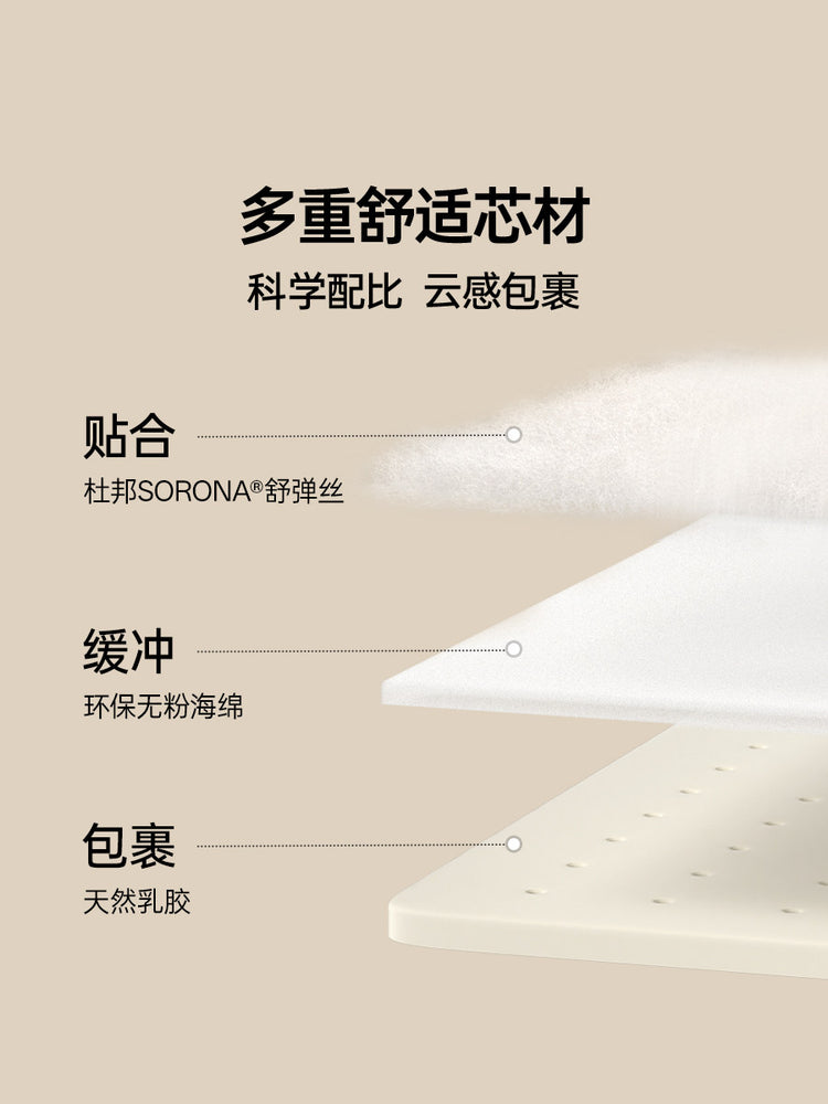 进口天然乳胶0胶水床垫空气纤维J121卧室弹簧垫元气