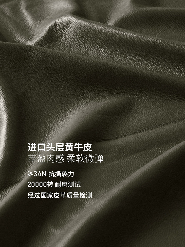 实木客厅意式轻奢歌德三人位真皮沙发黑胡桃沙发