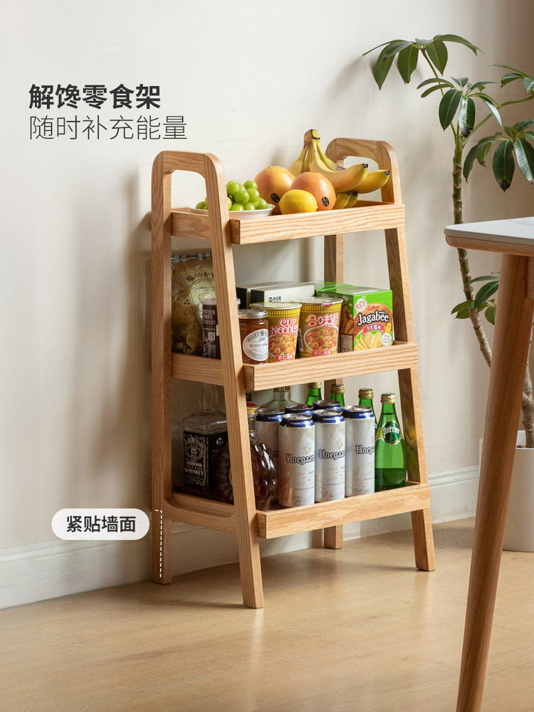 实木沙发边柜边几阳台置物架落地书架收纳架北欧客厅角几