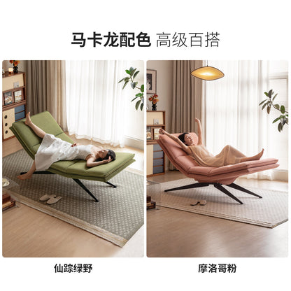 功能单椅现代简约猫抓布瑜伽椅客厅三折叠电动椅