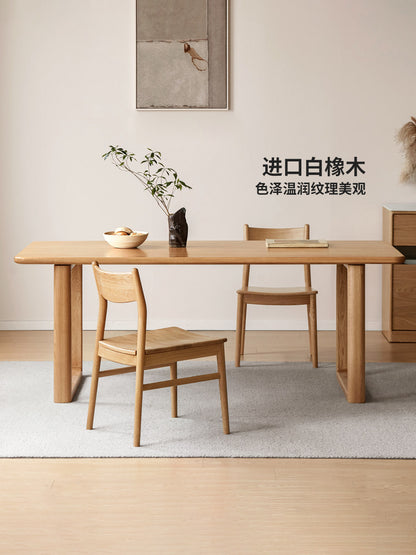 实木餐椅餐厅休闲椅橡木椅子简约靠背椅餐桌椅书桌椅