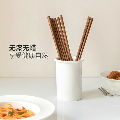 全实木筷子现代简约鸡翅木餐筷安全放心餐具品质生活