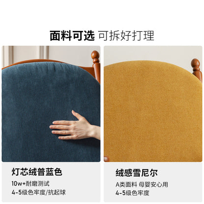 实木沙发椅客厅中古风摇摇椅阳台休闲单椅小户型躺椅
