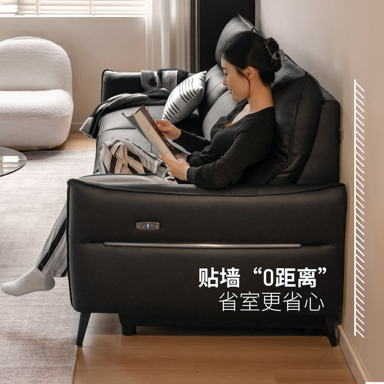 真皮沙发现代简约头层牛皮功能客厅电动沙发