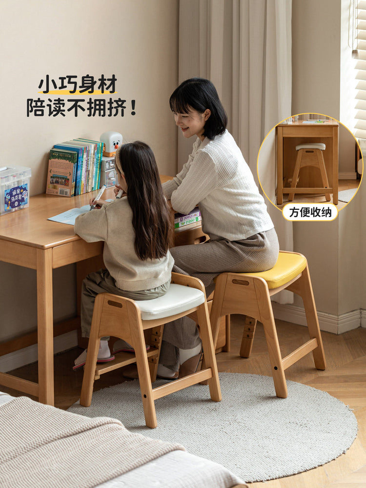 实木儿童升降学习椅凳学生写字陪读凳小户型可调节小椅子