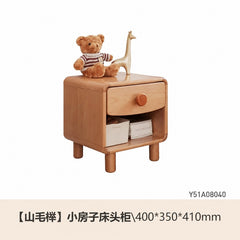 实木儿童床头柜简约现代收纳柜卧室小型置物柜简易小柜子