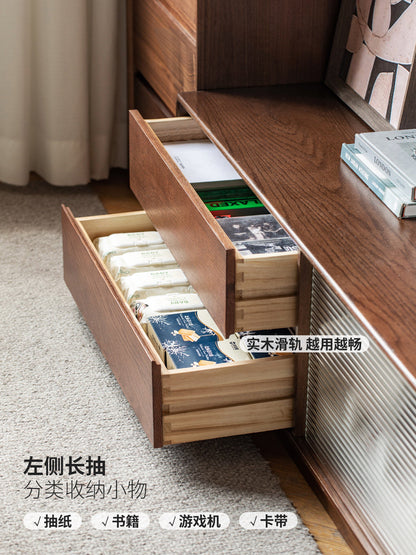 实木电视柜北欧地柜现代简约小户型客厅墙柜茶几组合