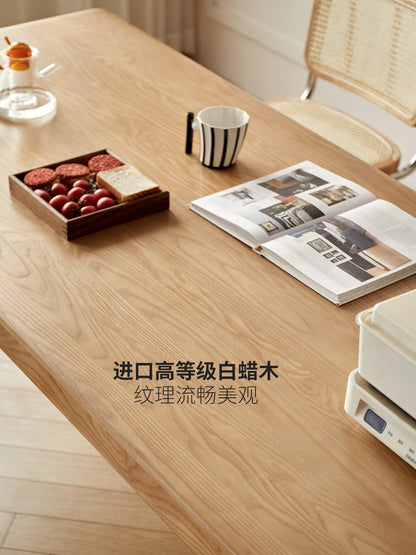 实木书桌双人办公桌原木大工作台北欧简约电脑桌书房长桌