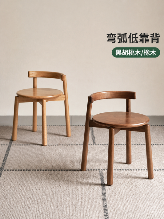 实木凳子梳妆凳板凳化妆凳现代简约橡木圆凳换鞋凳