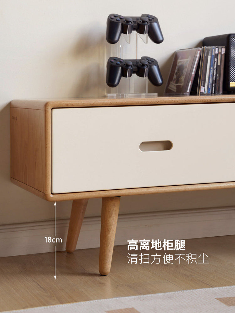 实木电视柜客厅简约收纳储物柜现代北欧地柜电视机柜
