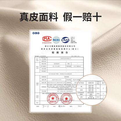 真皮沙发头层牛皮小户型奶油风白色三人位直排沙发