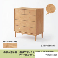 [Pre-sale 20 days] Solid wood chest of drawers, modern minimalist drawer cabinet, oak dresser, Nordic bedroom storage cabinet, side cabinet