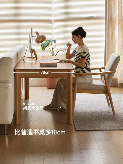实木书桌书房学习桌办公桌橡木简约大工作台长桌子