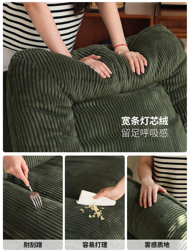 布艺沙发椅简约人类狗窝懒人沙发客厅可躺可睡两用摇摇椅