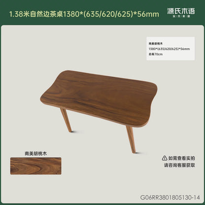 全实木茶桌客厅自然边茶台原木整板茶水桌茶几洽谈桌