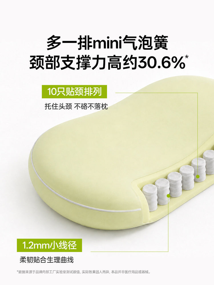 mini弹簧豆豆枕护颈椎专用睡眠枕支撑按摩枕卧室睡觉枕头