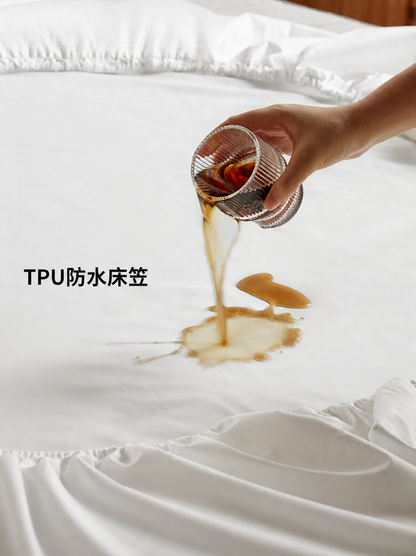 防水隔尿床单床笠单件防滑床垫套席梦思保护套床罩防尘罩