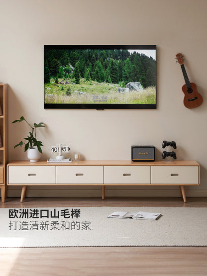 实木电视柜客厅简约收纳储物柜现代北欧地柜电视机柜