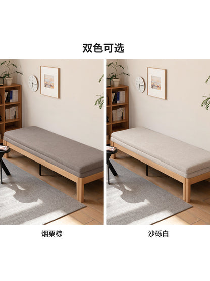 实木沙发床折叠两用小户型无扶手坐卧多功能伸缩床抽拉床