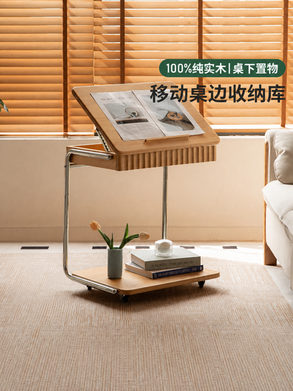 实木边几客厅现代简约沙发边桌阳台小户型C型角几