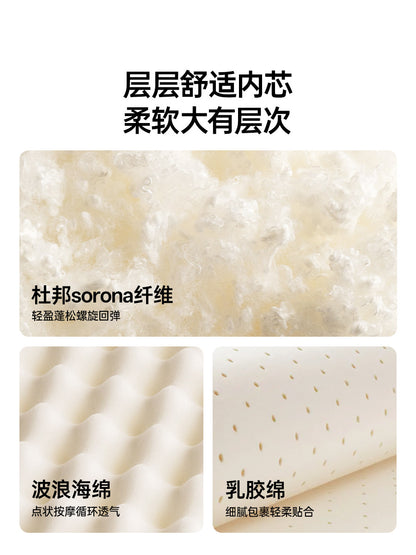 0胶水床垫3d透气厚垫双层独立袋弹簧护脊垫云立方防螨垫