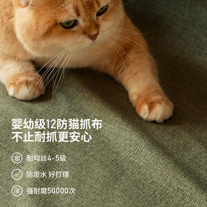 布艺储物凳客厅多功能入户换鞋凳沙发脚凳猫抓布坐墩