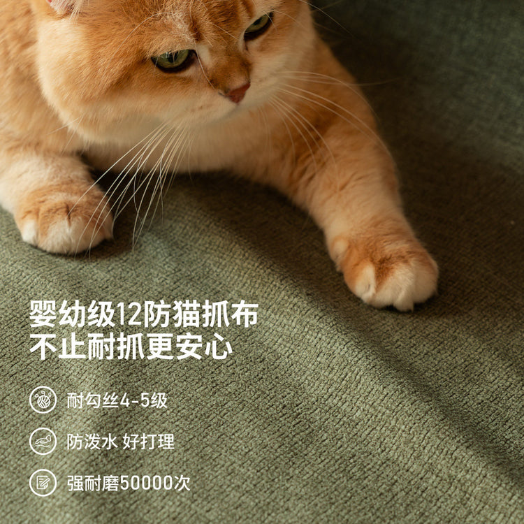 布艺储物凳客厅多功能入户换鞋凳沙发脚凳猫抓布坐墩