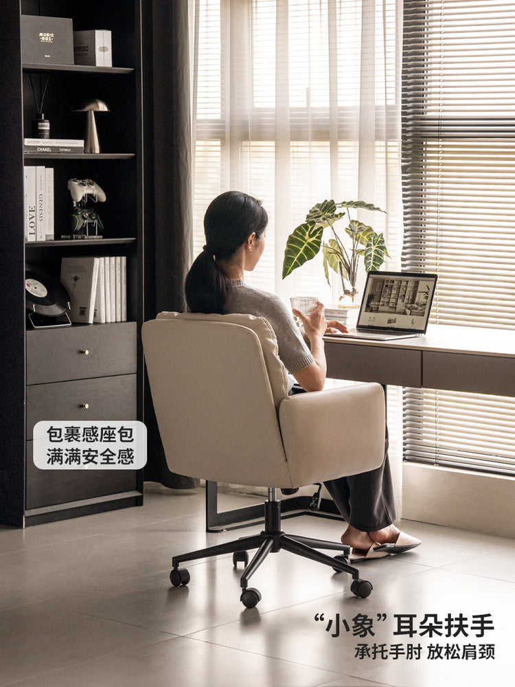 电脑椅书房办公椅旋转靠背椅升降椅简约转椅软包椅子