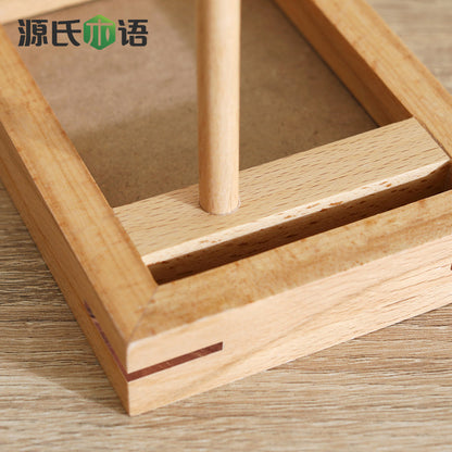定格木质全实木北欧创意轻奢相框摆台简约时尚照片框