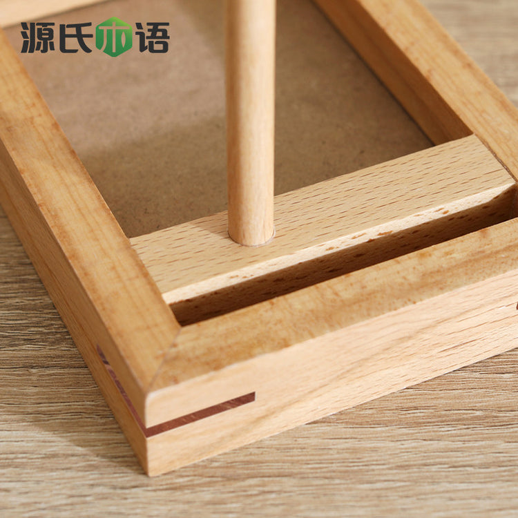 定格木质全实木北欧创意轻奢相框摆台简约时尚照片框