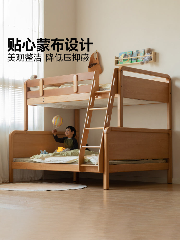 儿童实木高低床卧室可拆分上下铺双层床成人子母床上下床