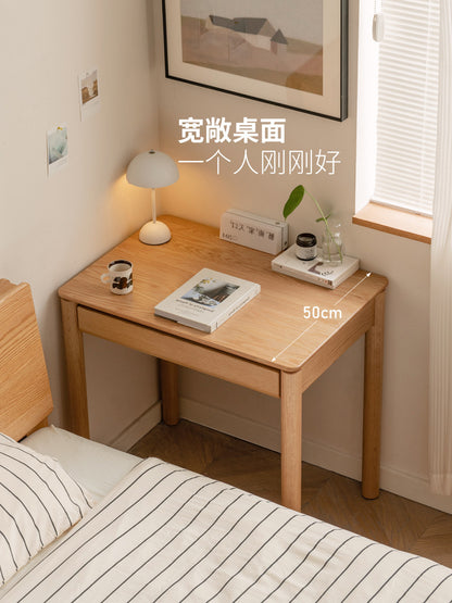实木书桌现代简约书房办公桌小户型橡木电脑桌写字桌